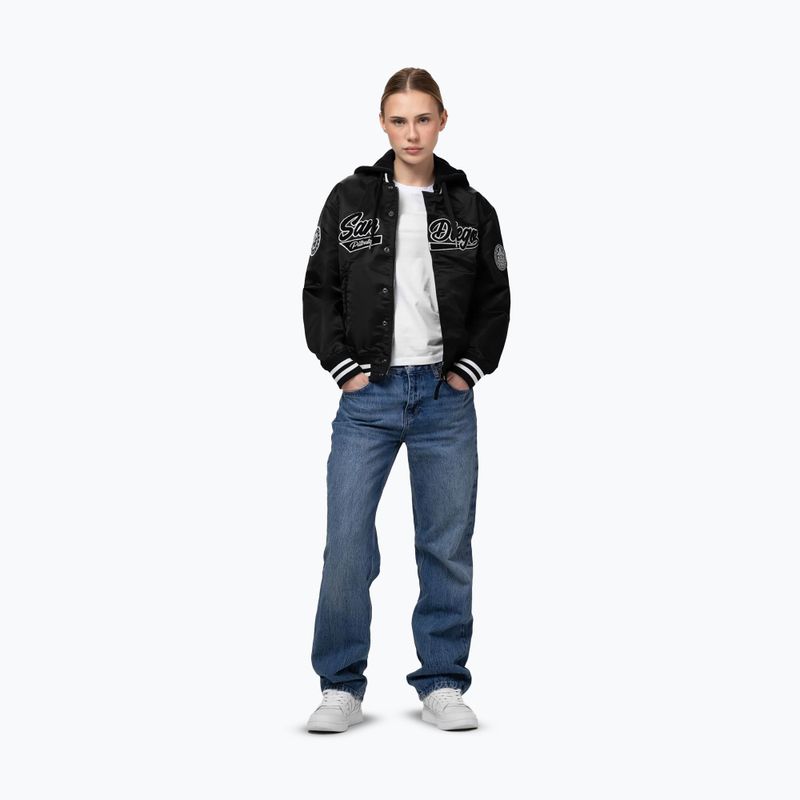 Geacă pentru femei Pitbull Angela San Diego Hooded Varsity black 2