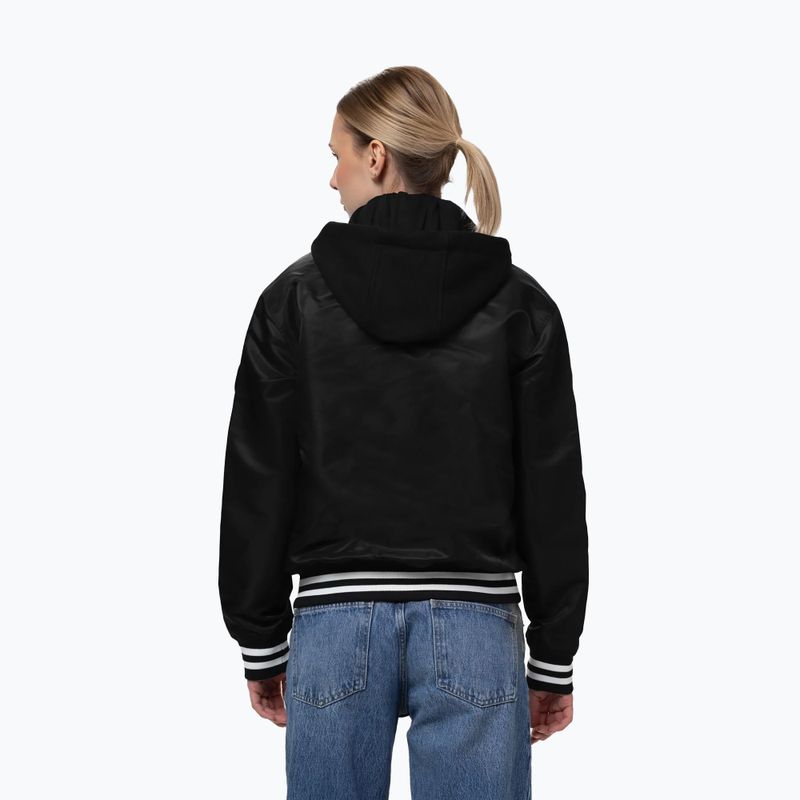 Geacă pentru femei Pitbull Angela San Diego Hooded Varsity black 3