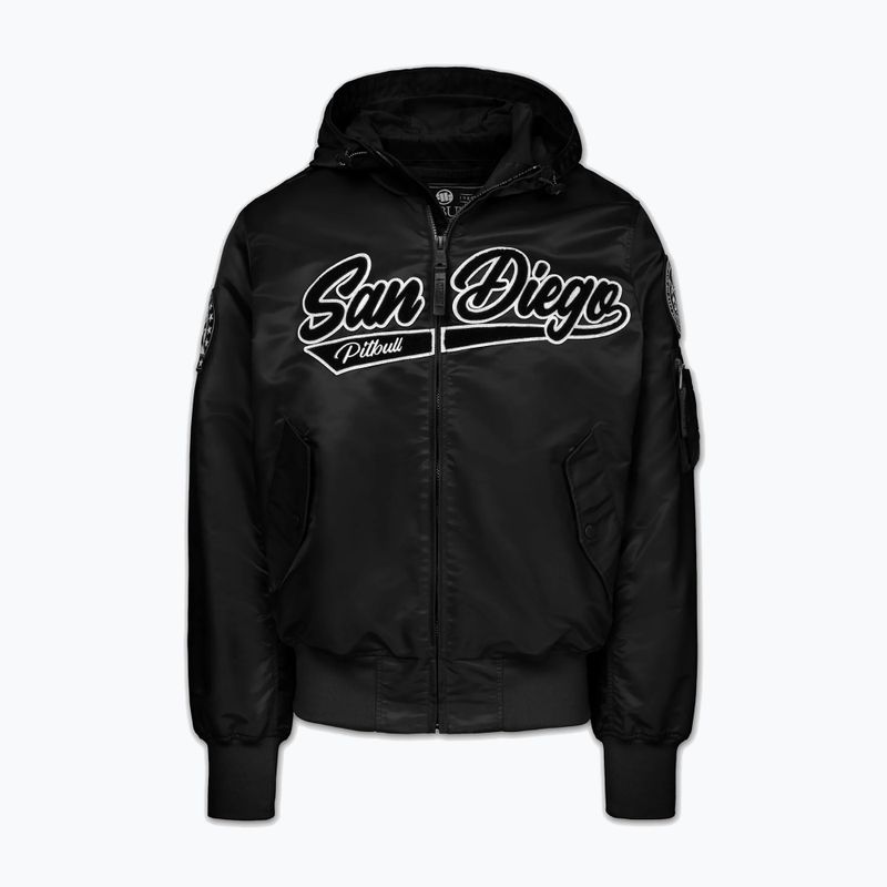 Geacă pentru femei Pitbull Angela San Diego Hooded Varsity black 6