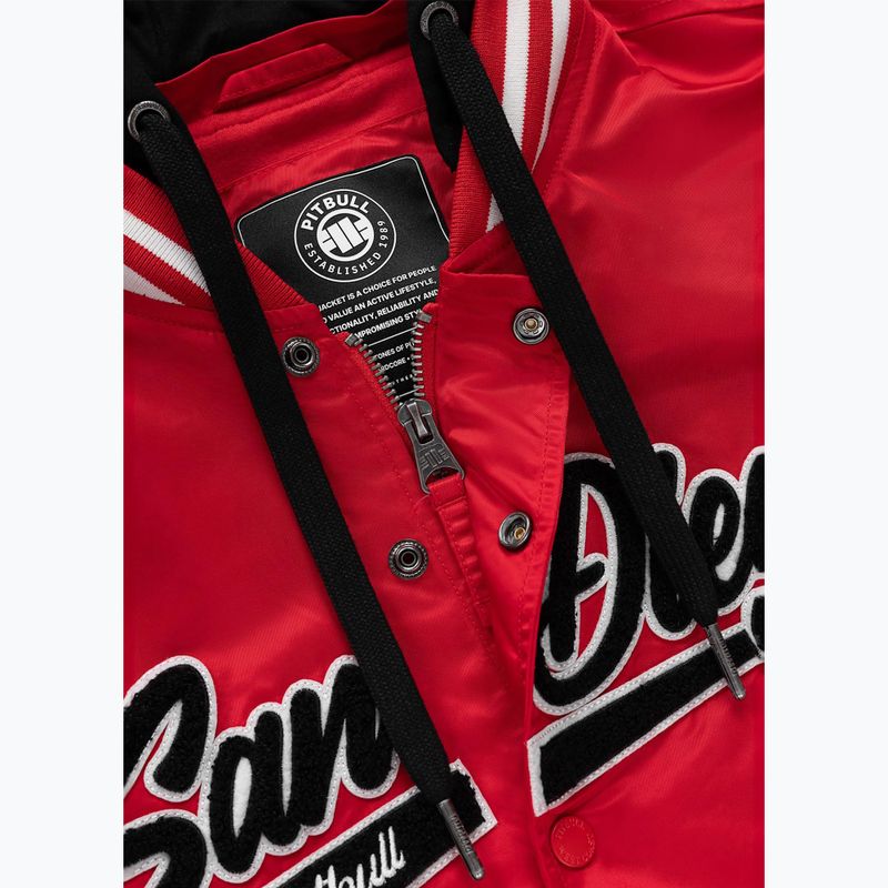 Geacă pentru femei Pitbull Angela San Diego Hooded Varsity fluo/red 8