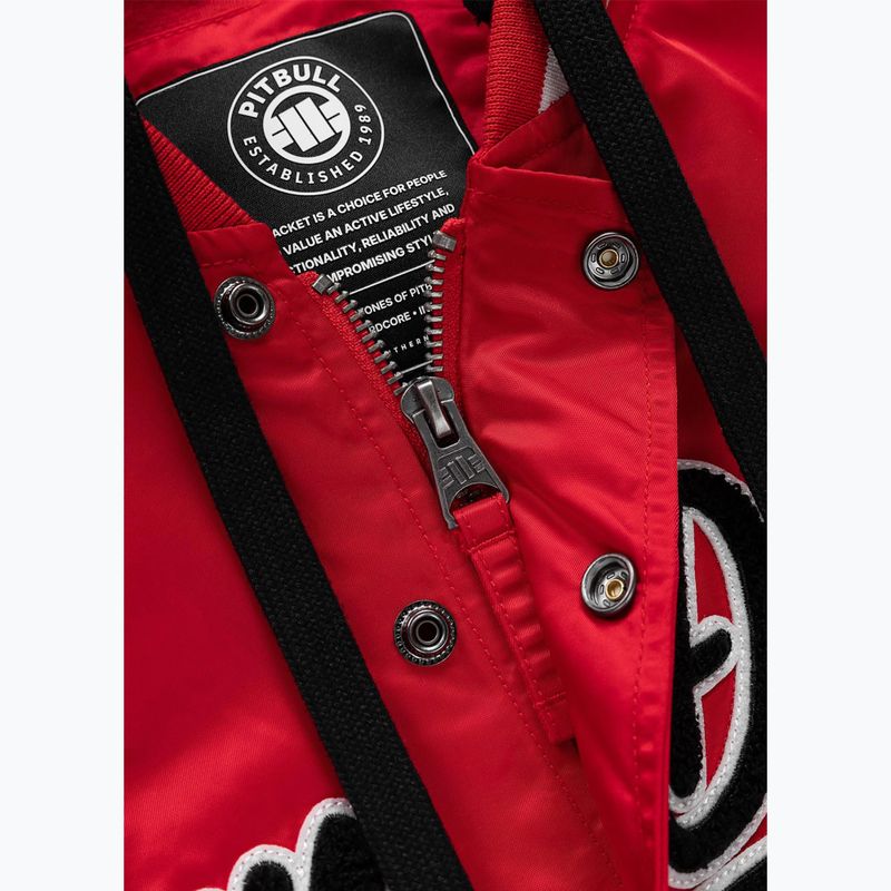 Geacă pentru femei Pitbull Angela San Diego Hooded Varsity fluo/red 9