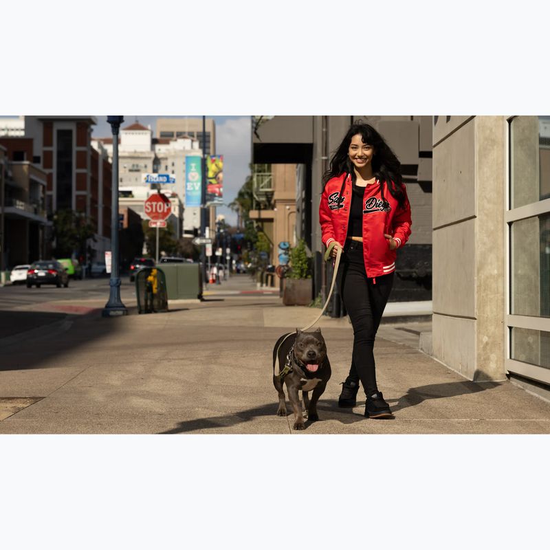 Geacă pentru femei Pitbull Angela San Diego Hooded Varsity fluo/red 17