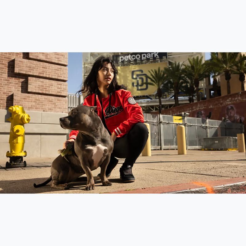 Geacă pentru femei Pitbull Angela San Diego Hooded Varsity fluo/red 19