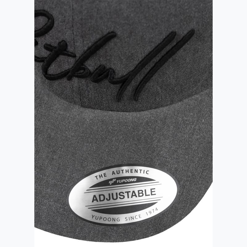 Șapcă pentru bărbați Pitbull Classic "Pitbull San Diego" Low Profile grey 4