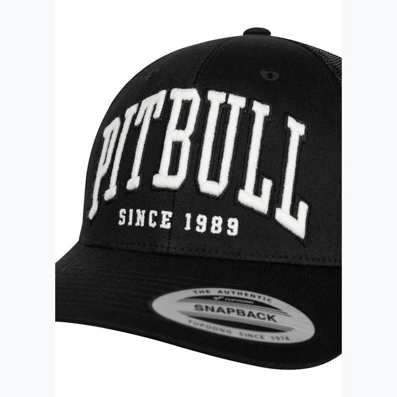Șapcă pentru bărbați Pitbull Mesh "Pitbull Norton" Trucker Low Profile black/black 3