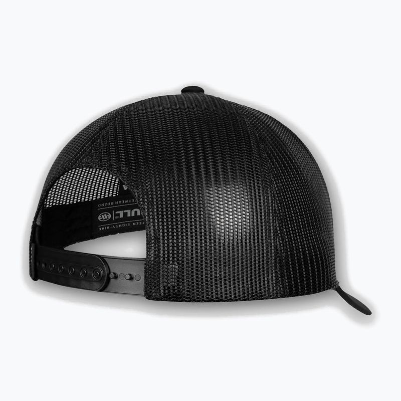 Șapcă de bărbați Pitbull "SO.CAL.” Retro Trucker negru/negru/alb 2