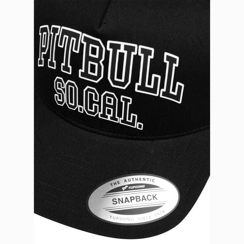 Șapcă de bărbați Pitbull "SO.CAL.” Retro Trucker negru/negru/alb 4