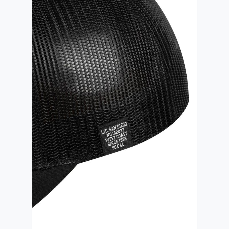 Șapcă de bărbați Pitbull "SO.CAL.” Retro Trucker negru/negru/alb 5