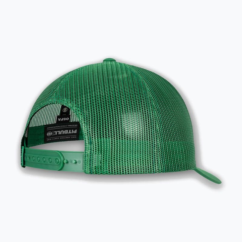 Șapcă de bărbați Pitbull "SO.CAL.” Retro Trucker verde/alb 2