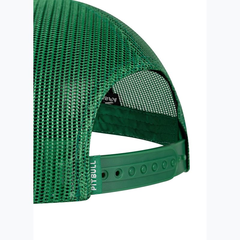 Șapcă de bărbați Pitbull "SO.CAL.” Retro Trucker verde/alb 6