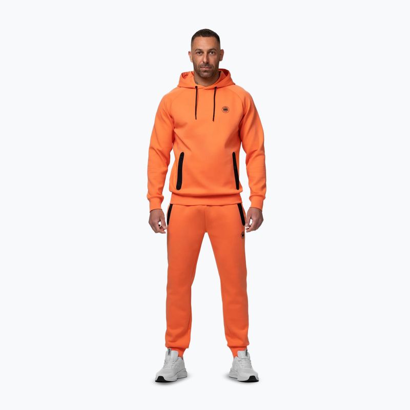 Bluză pentru bărbați Pitbull Dogwood Hooded Sweatshirt fluo orange 2