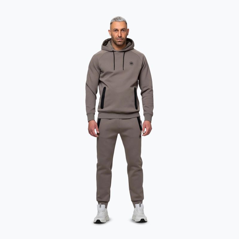 Bluză pentru bărbați Pitbull Dogwood Hooded Sweatshirt taupe 2