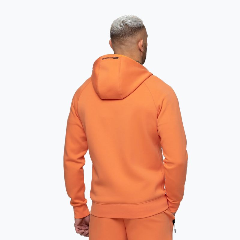 Bluză pentru bărbați Pitbull Dogwood Hooded Zip Sweatshirt fluo orange 3
