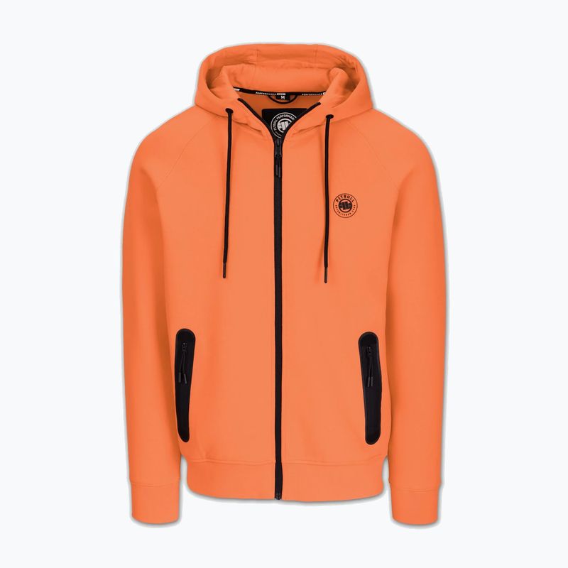 Bluză pentru bărbați Pitbull Dogwood Hooded Zip Sweatshirt fluo orange 5