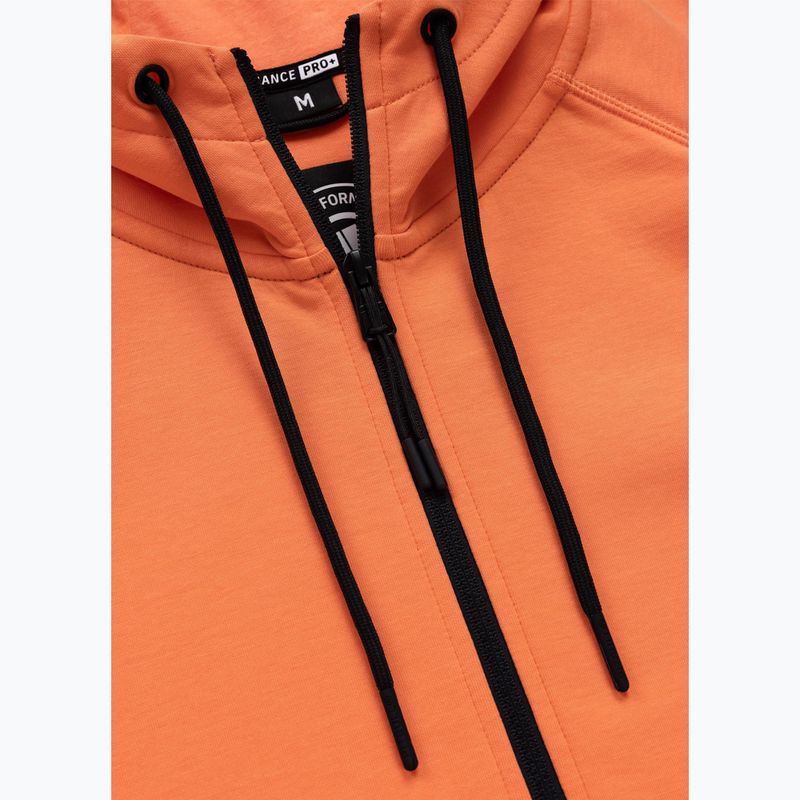 Bluză pentru bărbați Pitbull Dogwood Hooded Zip Sweatshirt fluo orange 7