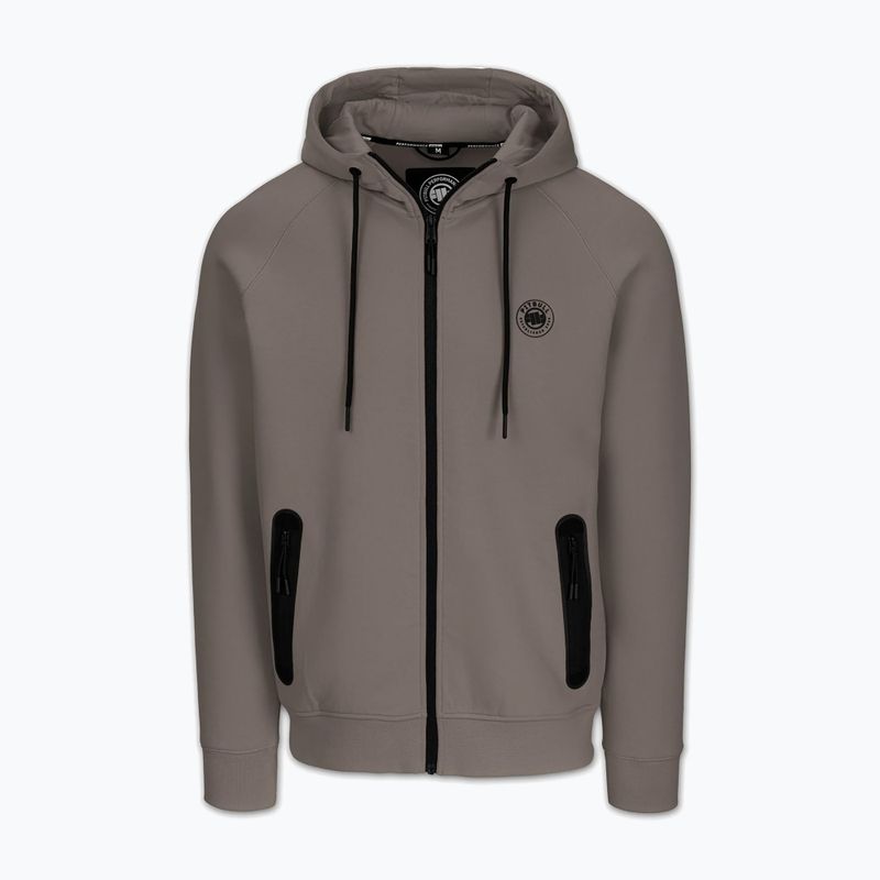 Bluză pentru bărbați Pitbull Dogwood Hooded Zip Sweatshirt taupe 5