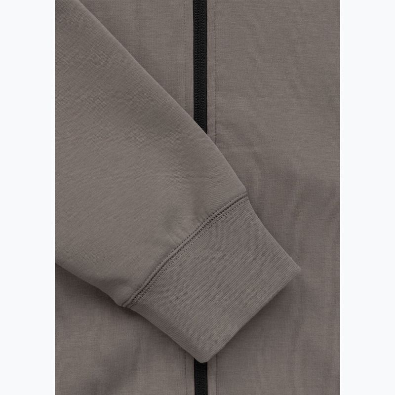 Bluză pentru bărbați Pitbull Dogwood Hooded Zip Sweatshirt taupe 11