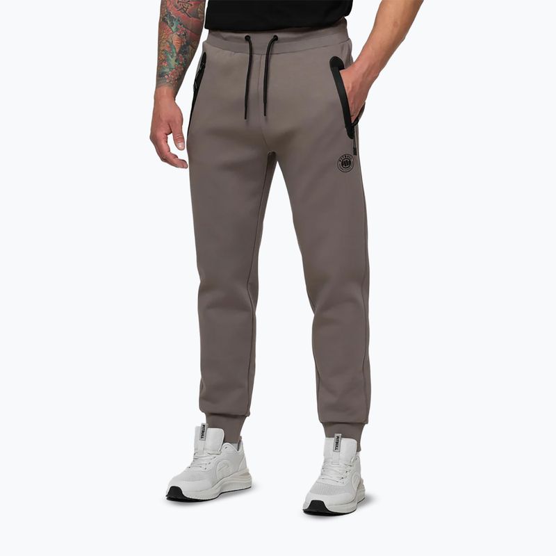 Pantaloni pentru bărbați Pitbull Dogwood Track taupe 4