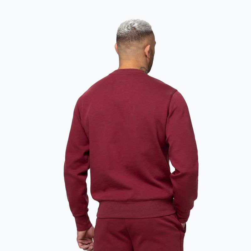Bluză pentru bărbați Pitbull Sampson Crewneck Sweatshirt burgundy 3