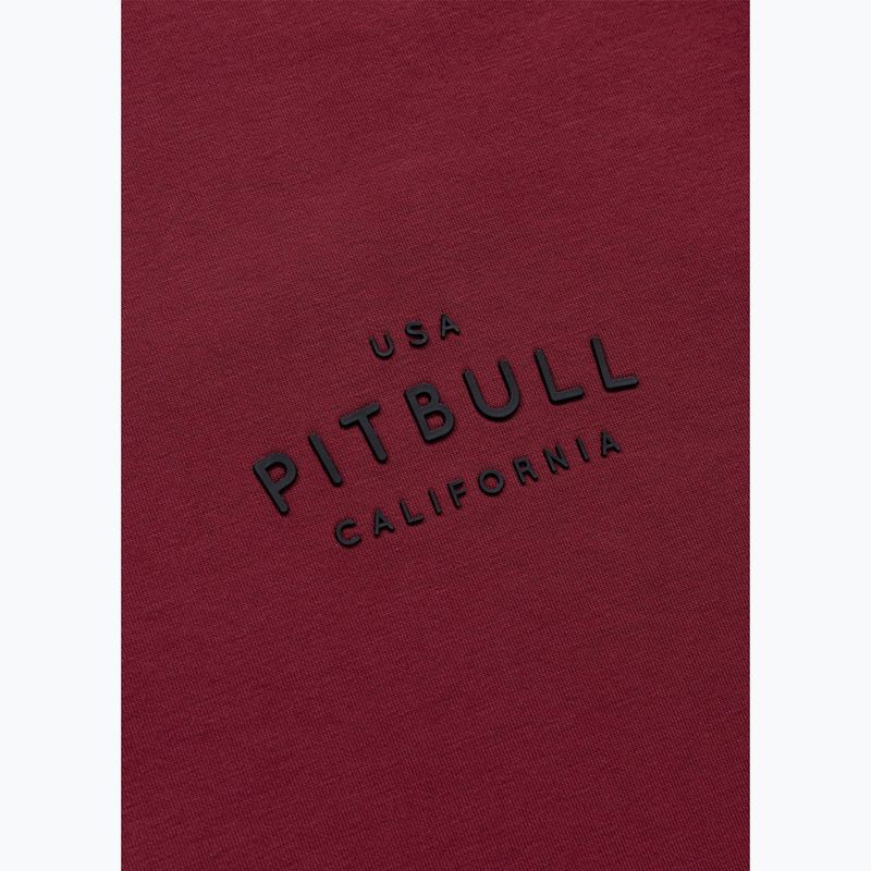 Bluză pentru bărbați Pitbull Sampson Crewneck Sweatshirt burgundy 9