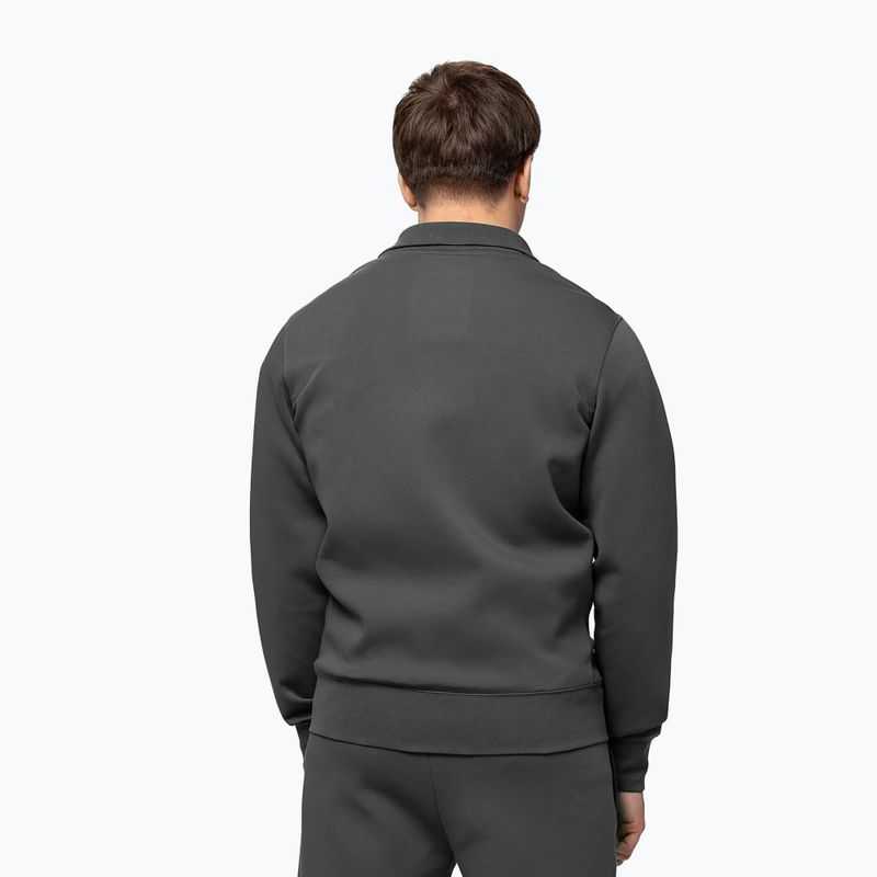 Bluză pentru bărbați Pitbull Sampson Zip grey/green 3