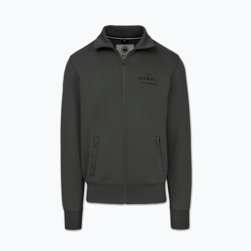 Bluză pentru bărbați Pitbull Sampson Zip grey/green 5