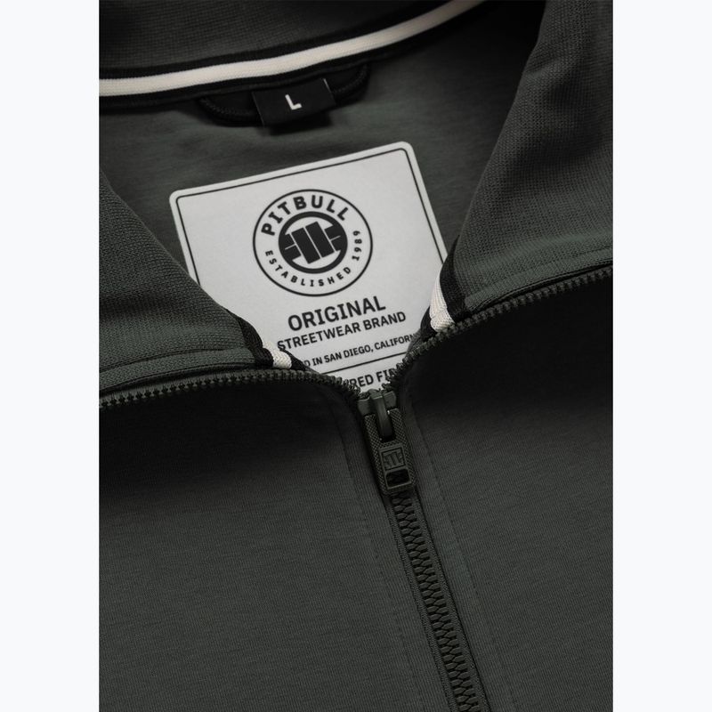 Bluză pentru bărbați Pitbull Sampson Zip grey/green 7