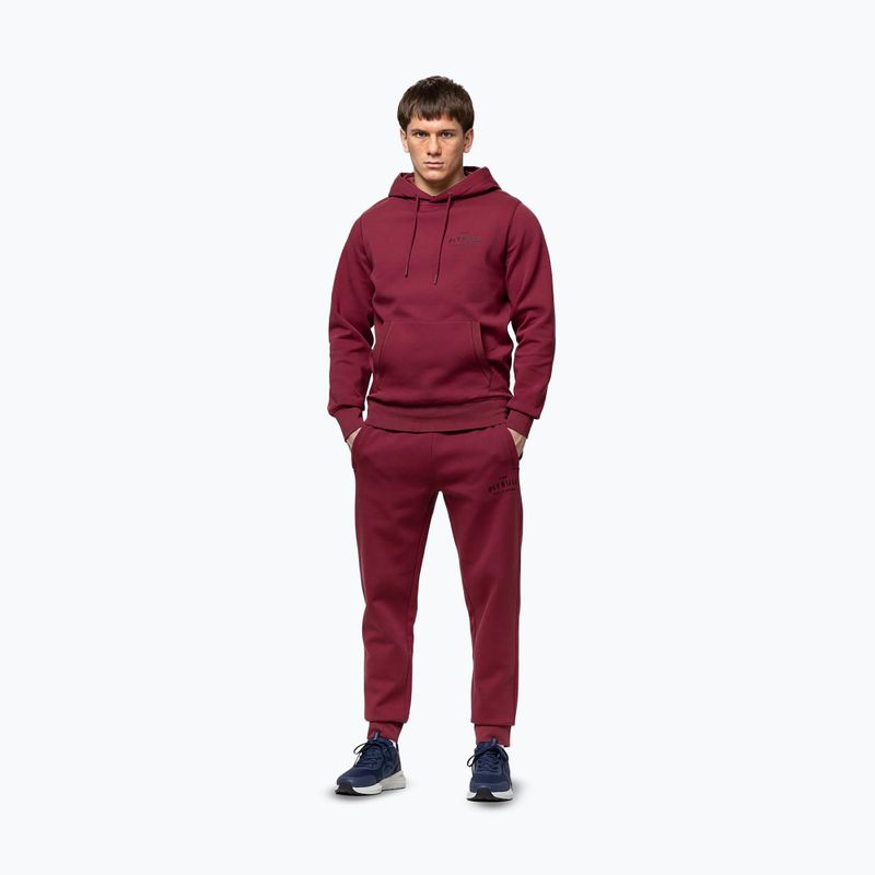 Bluză pentru bărbați Pitbull Sampson Hooded Sweatshirt burgundy 2