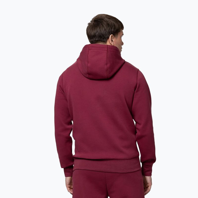 Bluză pentru bărbați Pitbull Sampson Hooded Sweatshirt burgundy 3