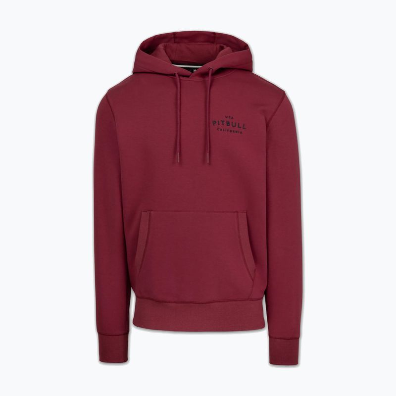 Bluză pentru bărbați Pitbull Sampson Hooded Sweatshirt burgundy 7