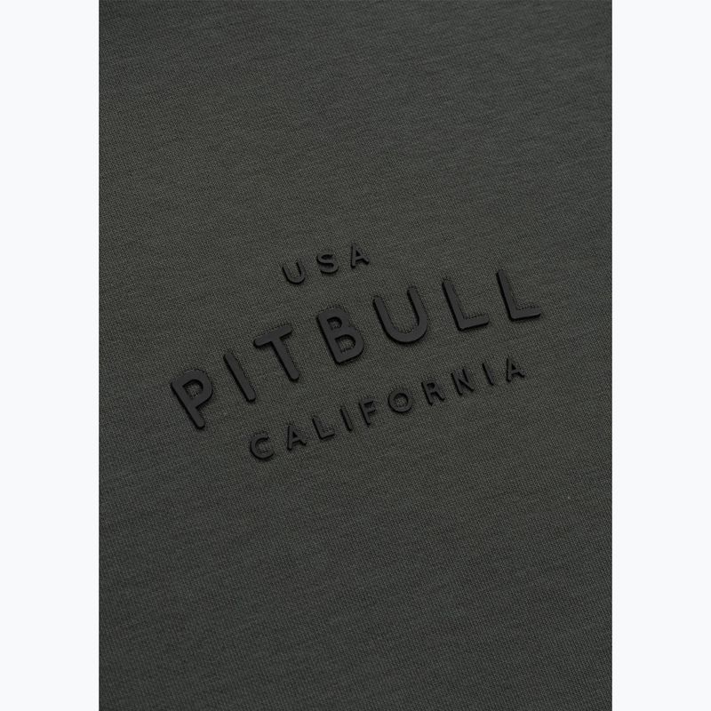 Bluză pentru bărbați Pitbull Sampson Hooded Zip Sweatshirt grey/green 12