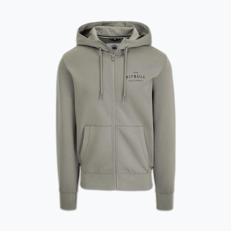 Bluză pentru bărbați Pitbull Sampson Hooded Zip Sweatshirt grey/harbour 5