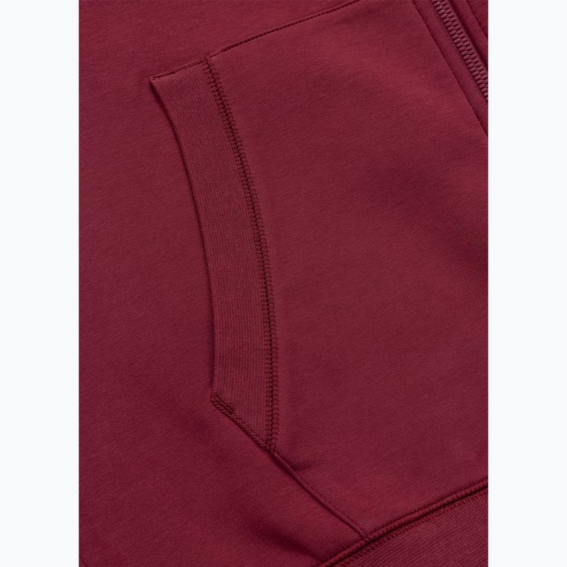 Bluză pentru bărbați Pitbull Sampson Hooded Zip Sweatshirt burgundy 10