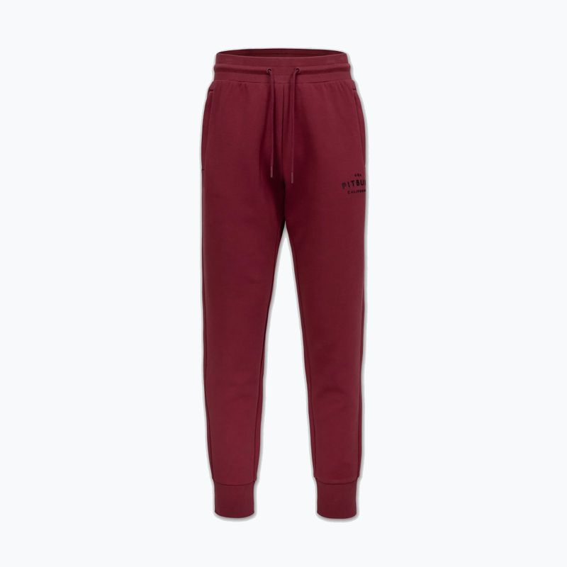 Pantaloni pentru bărbați Pitbull Sampson Track burgundy 4