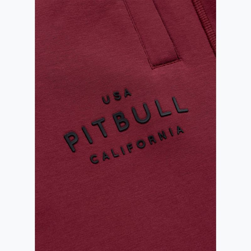 Pantaloni pentru bărbați Pitbull Sampson Track burgundy 8