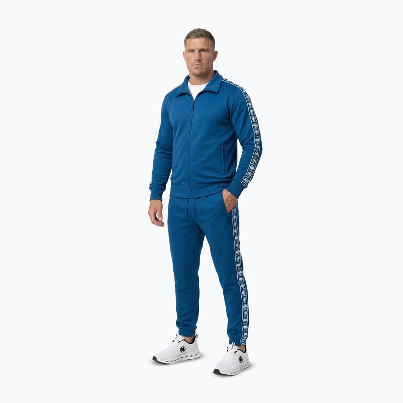 Bluză pentru bărbați Pitbull Track Jacket Powers azure blue 2