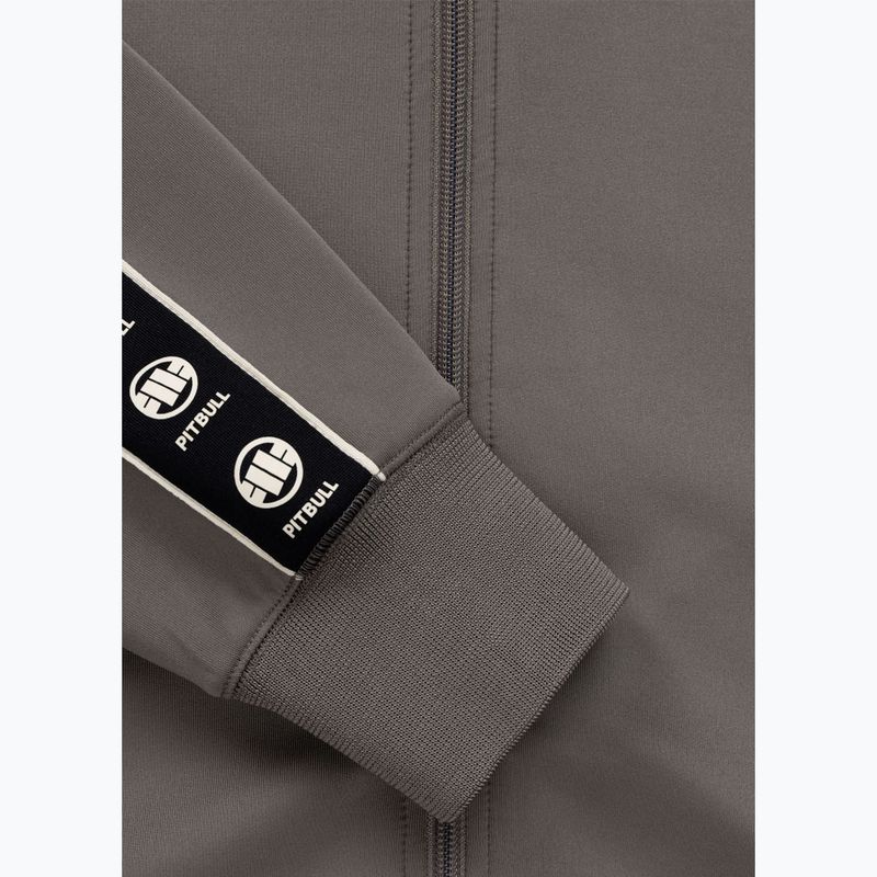 Bluză pentru bărbați Pitbull Track Jacket Powers taupe 8