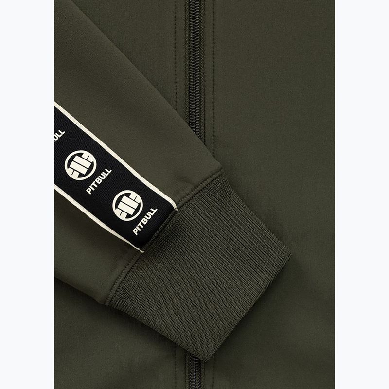 Bluză pentru bărbați Pitbull Track Jacket Powers old green 6