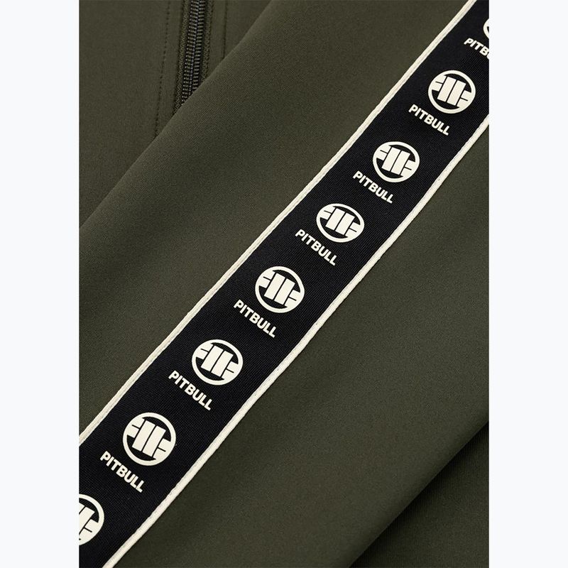 Bluză pentru bărbați Pitbull Track Jacket Powers old green 7