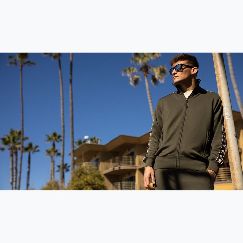 Bluză pentru bărbați Pitbull Track Jacket Powers old green 9