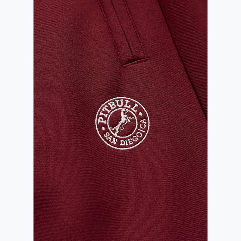 Pantaloni pentru bărbați Pitbull Track San Diego burgundy 8