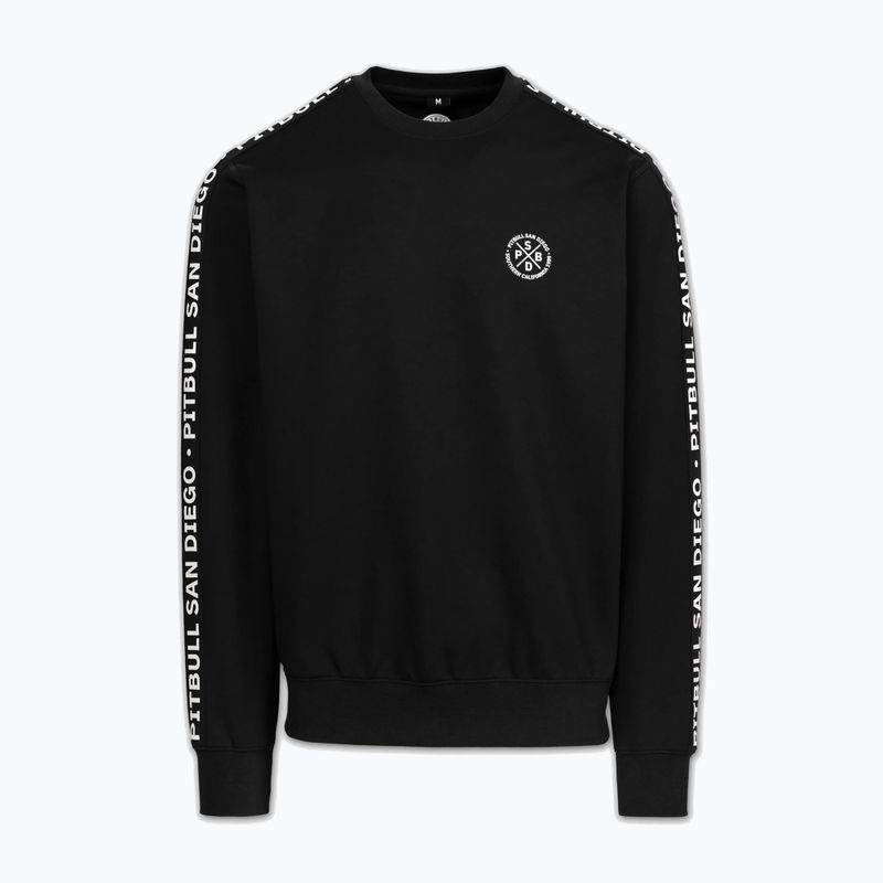 Bluză pentru bărbați Pitbull Tape Parker Crewneck black 5