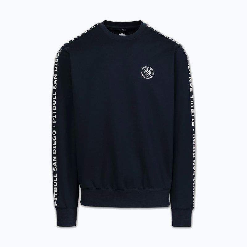Bluză pentru bărbați Pitbull Tape Parker Crewneck dark navy 4