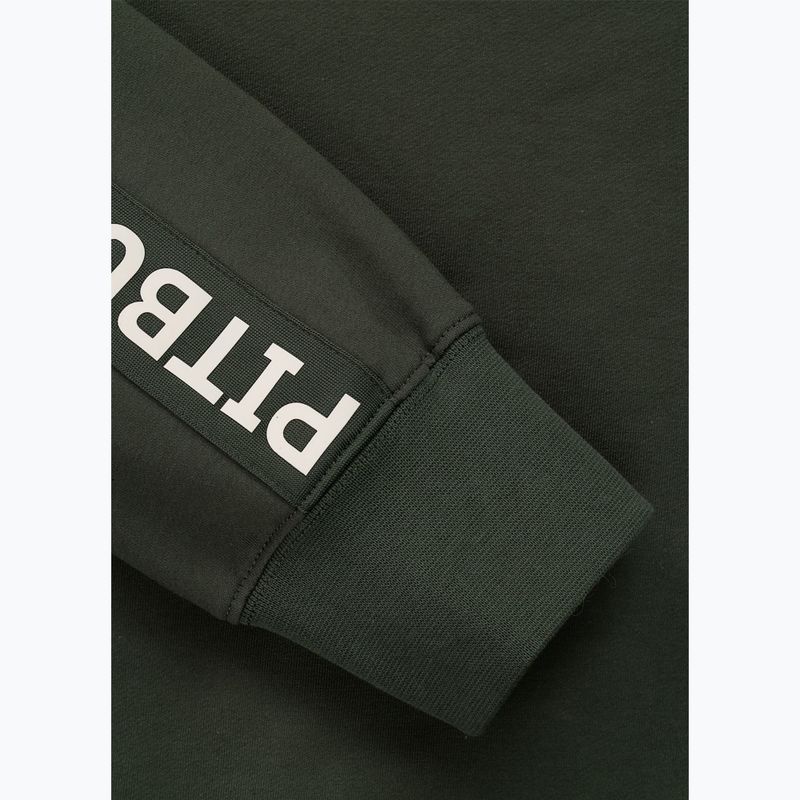 Bluză pentru bărbați Pitbull Tape Parker Crewneck old green 8