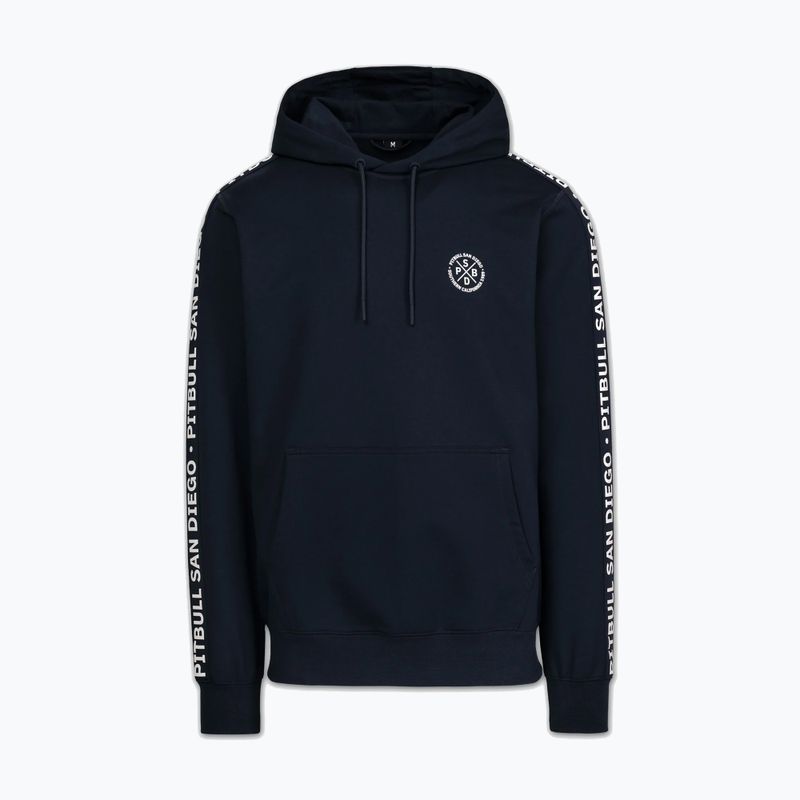 Bluză pentru bărbați Pitbull Tape Parker Hooded dark navy 4