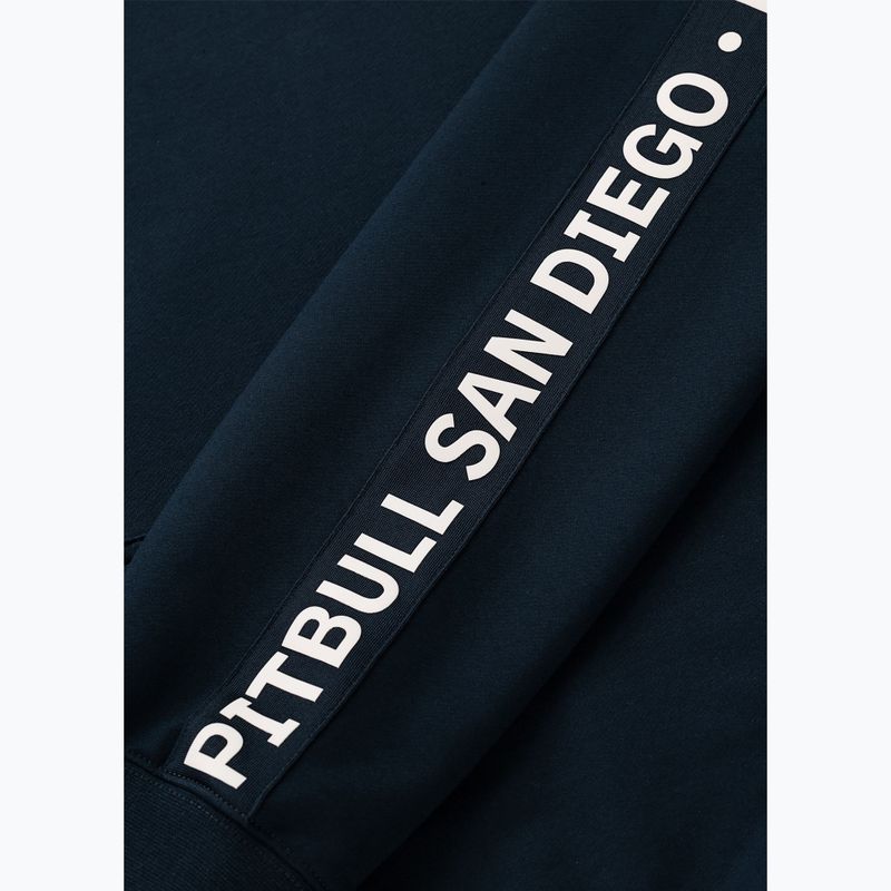 Bluză pentru bărbați Pitbull Tape Parker Hooded dark navy 9