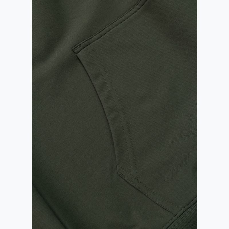 Bluză pentru bărbați Pitbull Tape Parker Hooded old green 9