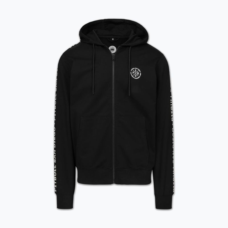 Bluză pentru bărbați Pitbull Tape Parker Hooded Zip black 3
