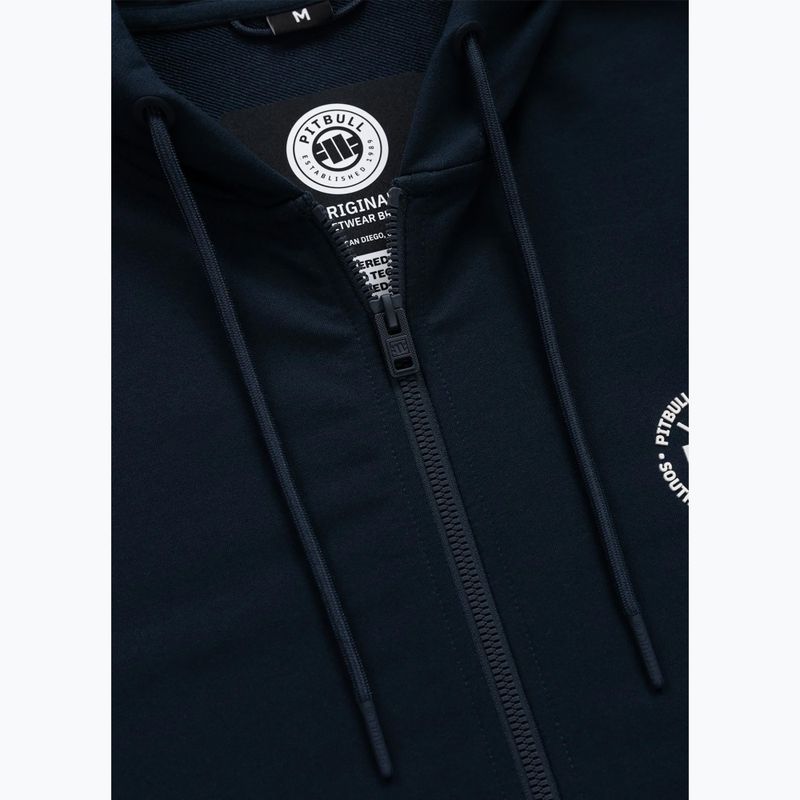 Bluză pentru bărbați Pitbull Tape Parker Hooded Zip dark navy 7