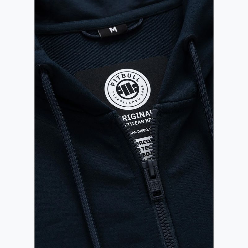 Bluză pentru bărbați Pitbull Tape Parker Hooded Zip dark navy 8